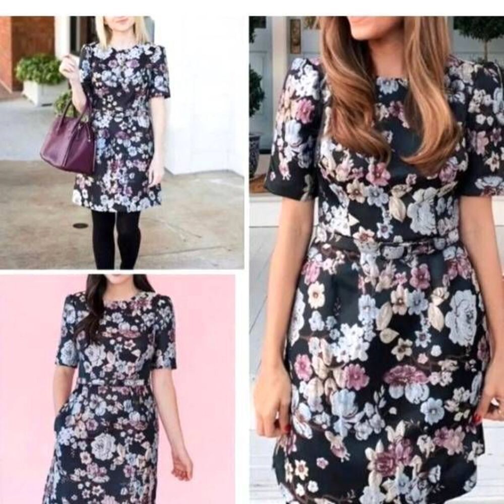 Gal Meets Glam Presley Tapestry Jacquard Dress Size 4